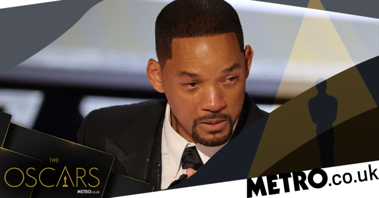 Oscars 2022: Will Smith sobs accepting award moments after hitting Chris Rock