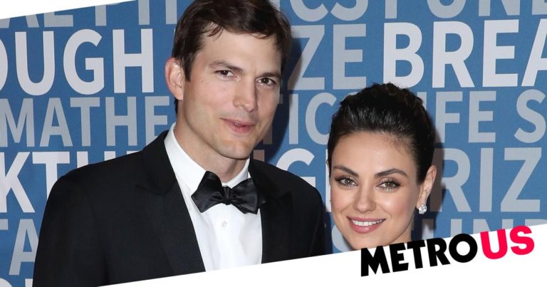 Ashton Kutcher and Mila Kunis celebrate as fundraiser hits goal