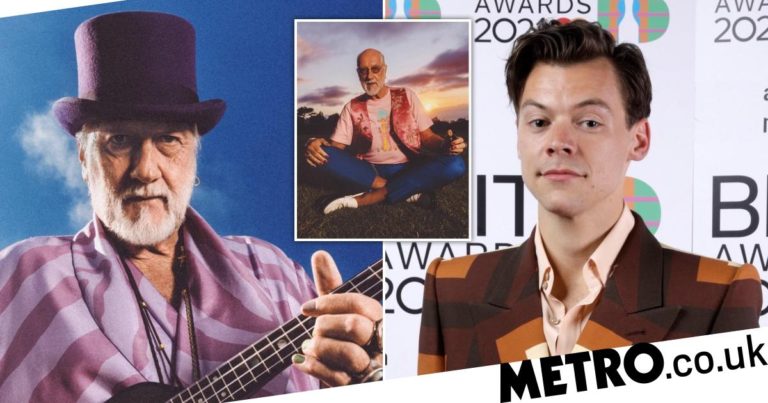 Mick Fleetwood wonderfully the new face of Harry Styles’ beauty brand