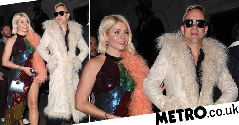 Holly Willoughby and husband enjoy glamorous night out after ITV chaos