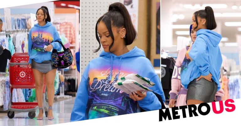 Rihanna hits up Target for baby clothes bargains