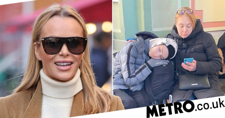 Amanda Holden fumes at Ukraine border over fears Putin could ‘use UK spies’