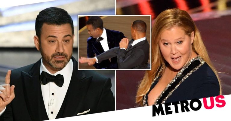 Oscars 2022: Jimmy Kimmel praises hosts after Will Smith slap