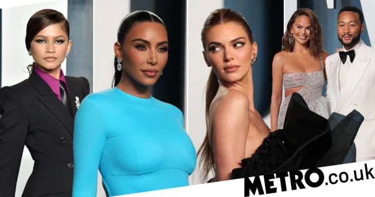 Oscars 2022: Kim Kardashian and Kendall Jenner lead Vanity Fair party