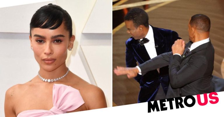 Zoe Kravitz denounces Oscars after Will Smith slaps Chris Rock