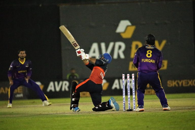 Saqib Manshad bowls Maratha Arabians – Brothers Gas to an easy win on a bowlers’ day in the AJMAN T20 CUP powered By SKY EXCHANGE.NET