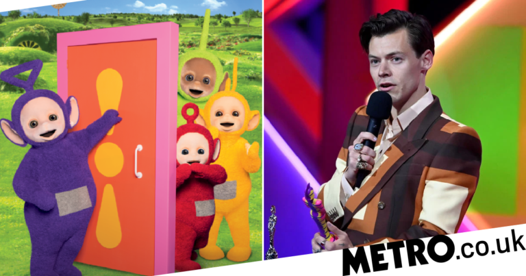 The Teletubbies are all of us as they eagerly await Harry Styles’ new album