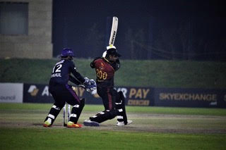 Northern Warriors – Defenders pull off a three-run win through an intensely fought fifth match in the AJMAN T20 CUP powered By SKY EXCHANGE.NET
