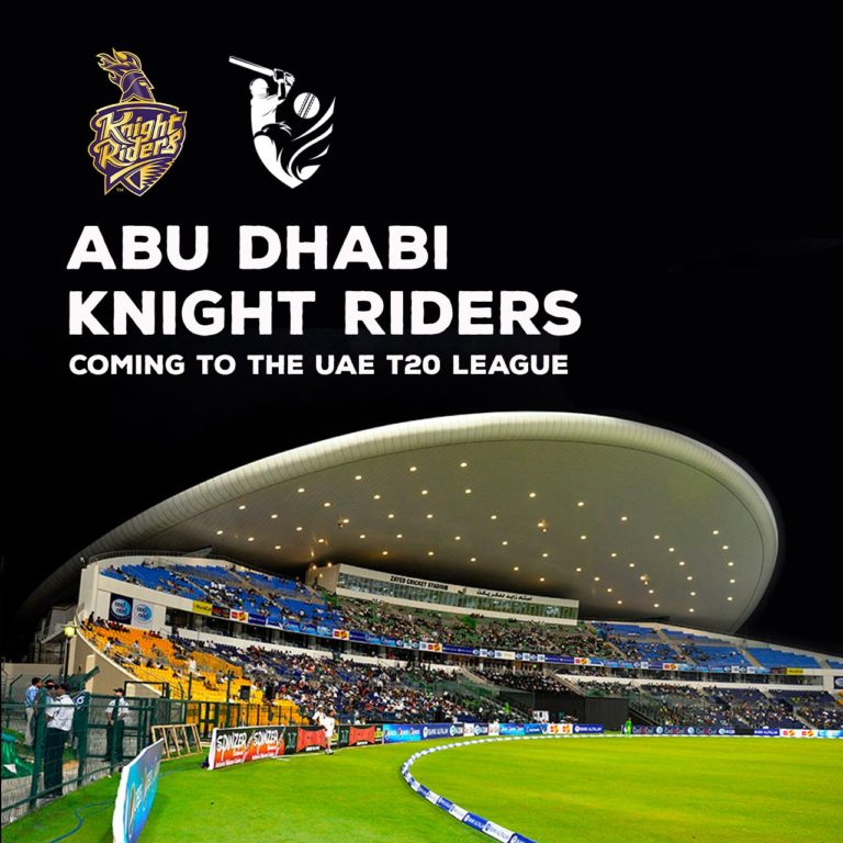 Knight Riders acquires ABU DHABI franchise in the new T20 League in UAE