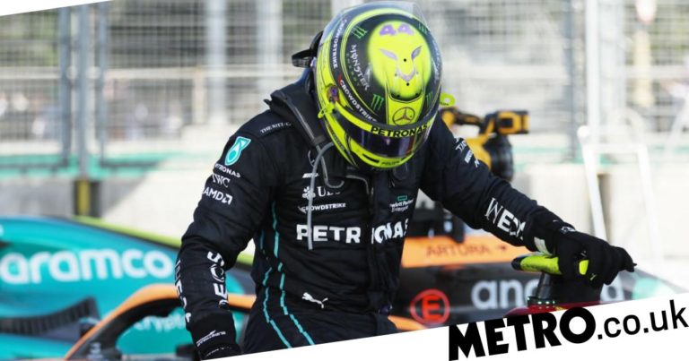 Lewis Hamilton slammed as ‘pantomime dame’ by former F1 driver over Azerbaijan back injury