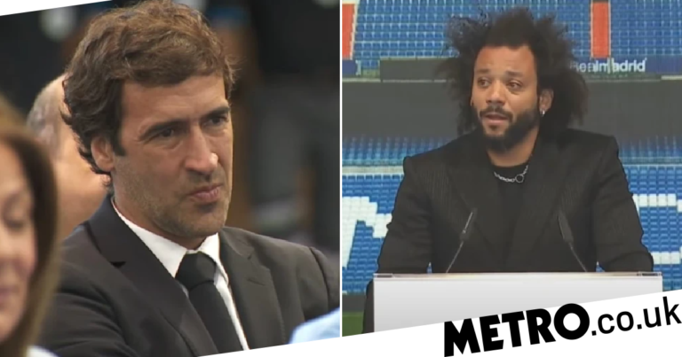 Marcelo leaves Raul in tears during his Real Madrid farewell ceremony | Football