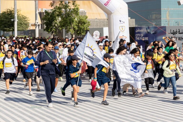 Expo City School Walkathon turns success with over 1000 students participation