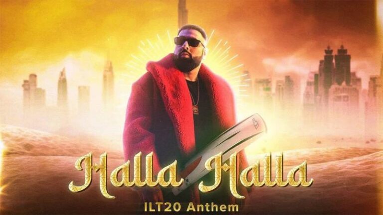 International League T20 Launches Official Anthem ‘Halla Halla’ produced and performed by world-renowned rapper Badshah