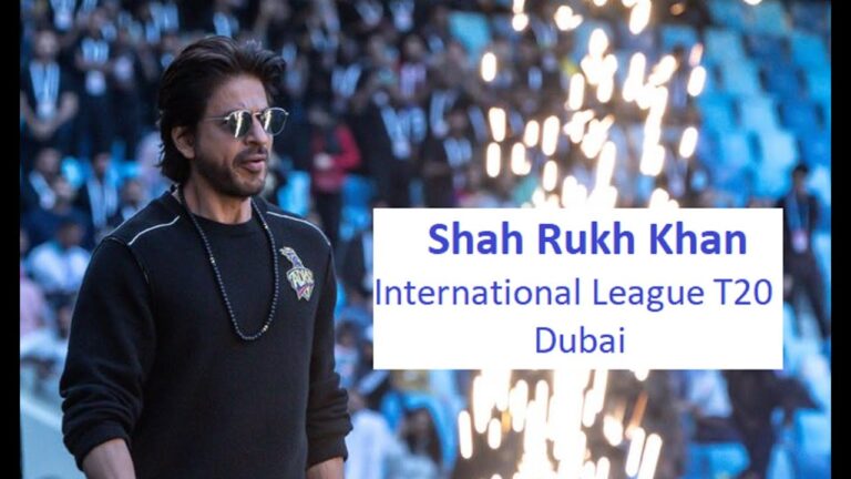 Shahrukh khan at DP World International League T20  Dubai