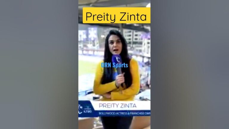 Preity Zinta Message for International League T20 #cricket #ilt20