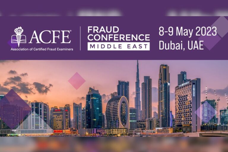 ACFE Fraud Conference Middle East 2023 will begin on May 8 in Dubai