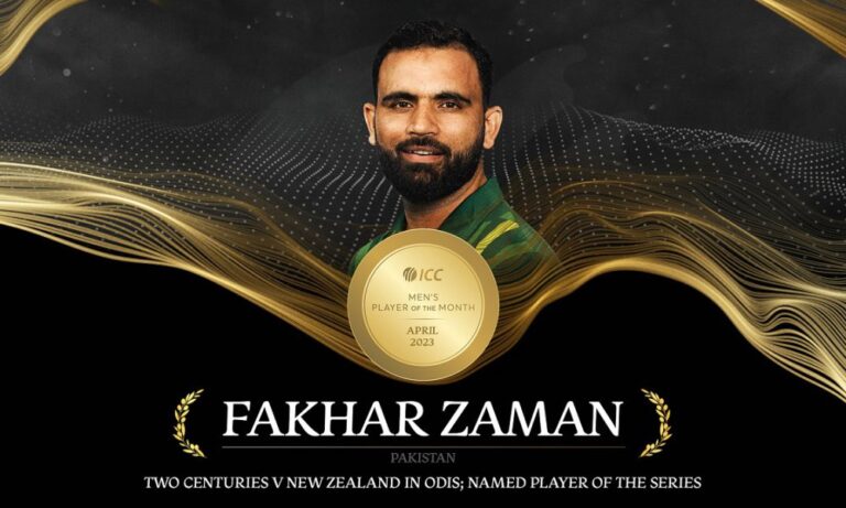 Fakhar Zaman Named ICC Player Of The Month For April – Latest Breaking News