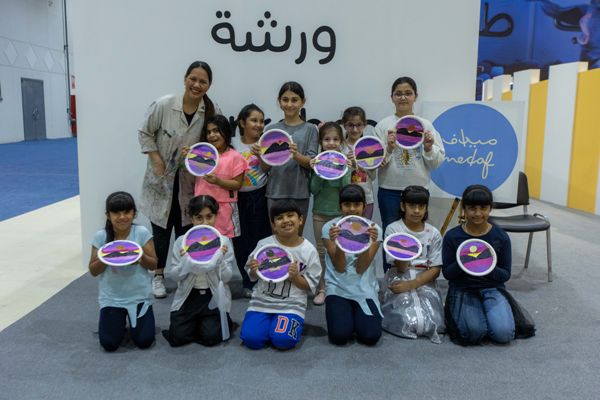 Sharjah Children’s Reading Festival inspires young artists with workshop teaching the historic art of fresco painting on plaster