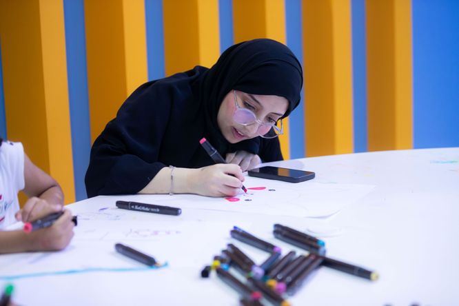 Young illustrators learn the ‘art’ of storytelling at ‘Comic Book Poetry’ workshop during SCRF 2023