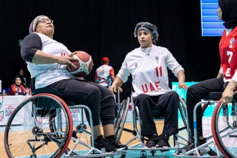 UAE marks its first step in women’s wheelchair basketball