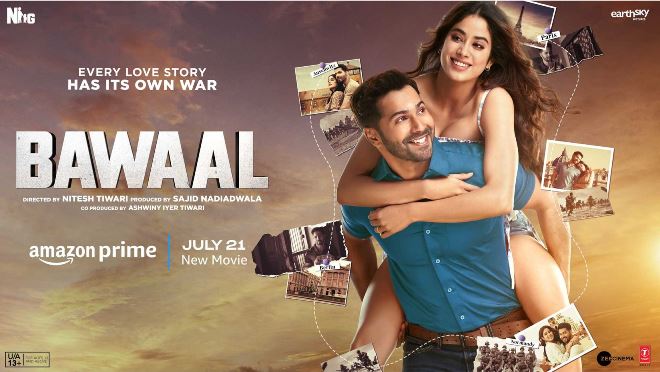 Prime Video Premieres the Trailer of the Varun Dhawan and Janhvi Kapoor Starrer Bawaal for the World, at a Global Press Event in Dubai