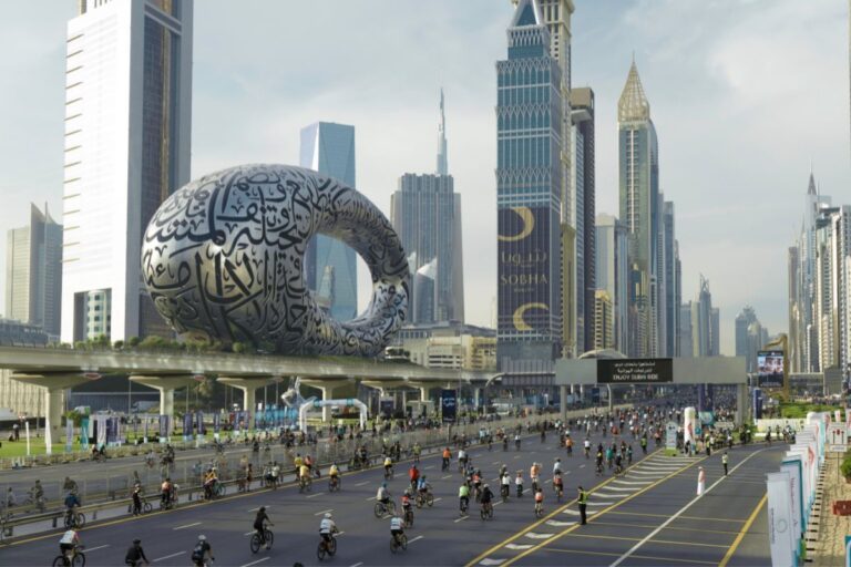 Dubai Ride 2023 Records Over 35,000 Cyclists on Sheikh Zayed Road