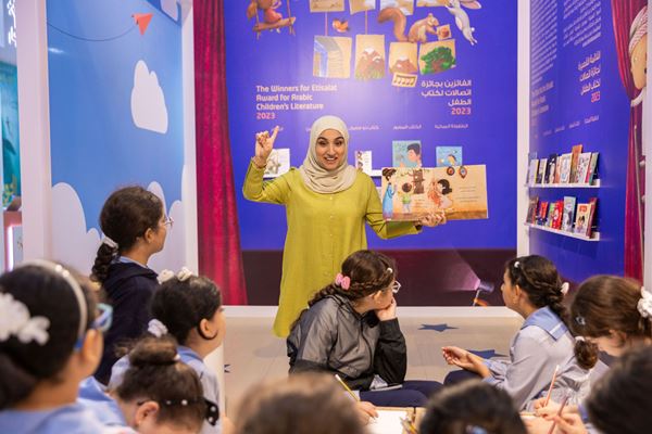 Words That paint worlds: UAEBBY captivates young minds with powerful storytelling  at SIBF 2023