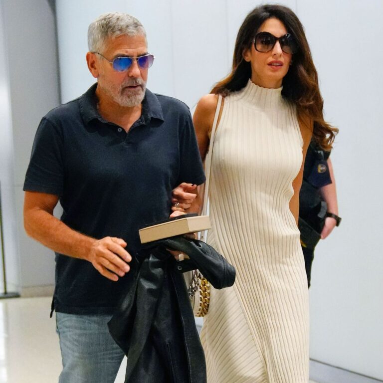 Amal Clooney Wore Controversial Boots to the Airport