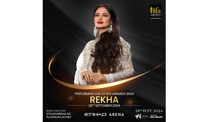 On the joyous occasion Of Emirati Women’s Day, IIFA announces Rekha’s grand return to the 2024 IIFA Awards for a spectacular performance