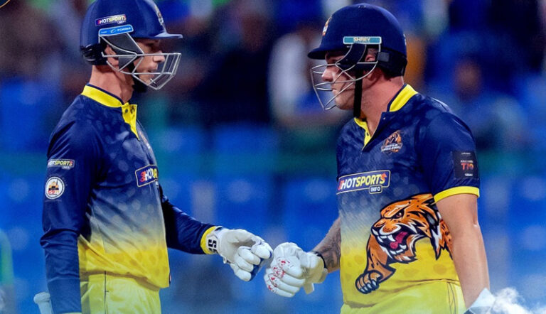 Chennai Brave Jaguars stun UP Nawabs in Abu Dhabi T10