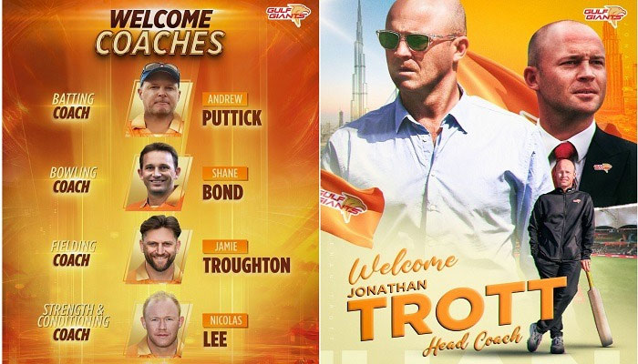 Gulf Giants unveil star-studded coaching staff ahead of ILT20 Season 4 Auction