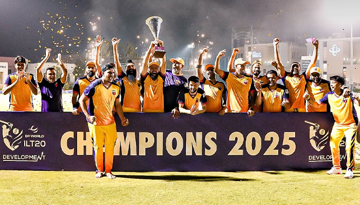 Sharjah Warriorz crowned DP World ILT20 Development Tournament champions