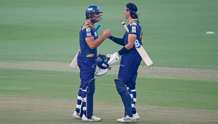 Wiese, Stoinis power Deccan Gladiators to eight-wicket win over Royal Champs.